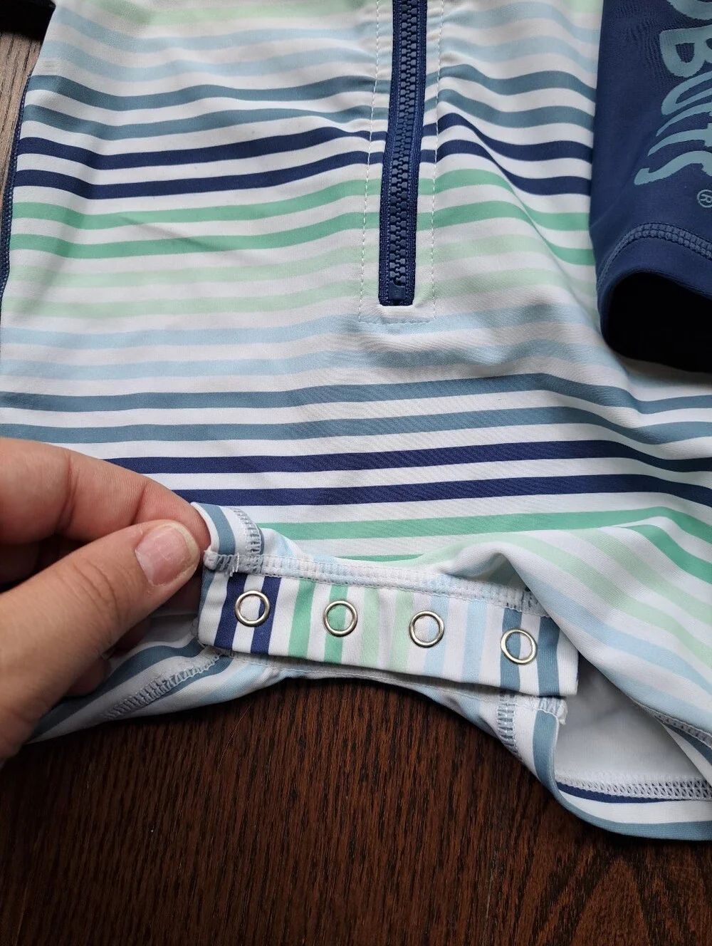 Rugged Butts Rashguard Swimsuit 3-6m
